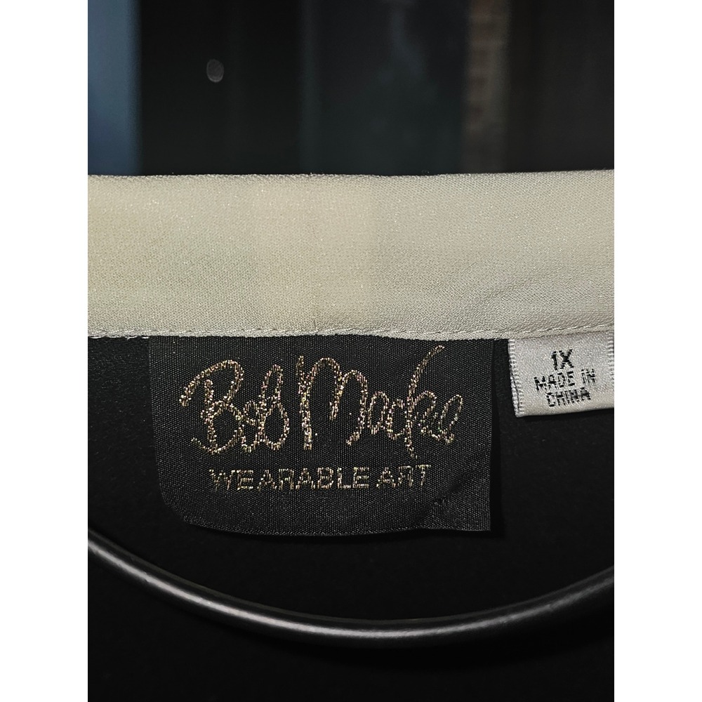 Vintage Bob Mackie Wearable Art Embroidered Tuxed… - image 2